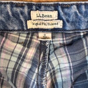 L.L. Bean Original Fit Relaxed Jeans Flannel Lined